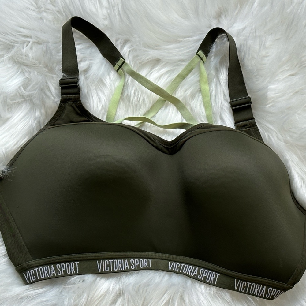 Dark Green High Intensity Victoria Secret Sports Bra